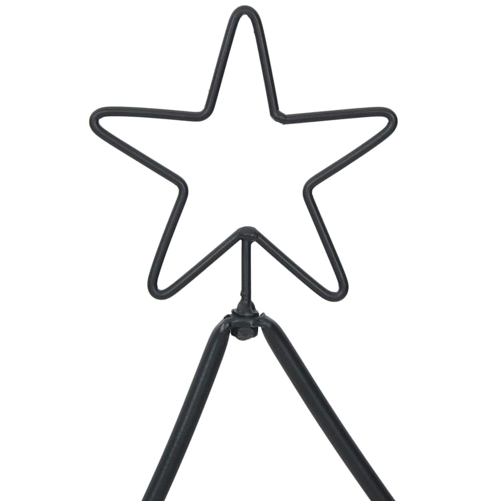 Metall julgran Svart 180 cm Stål