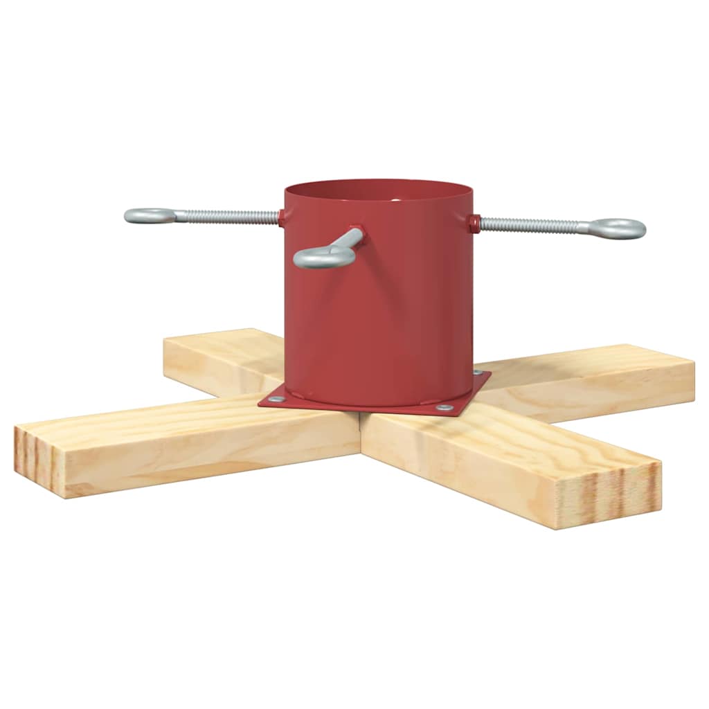 Julgranställ Röd 50 x 50 x 16 cm Massiv furu