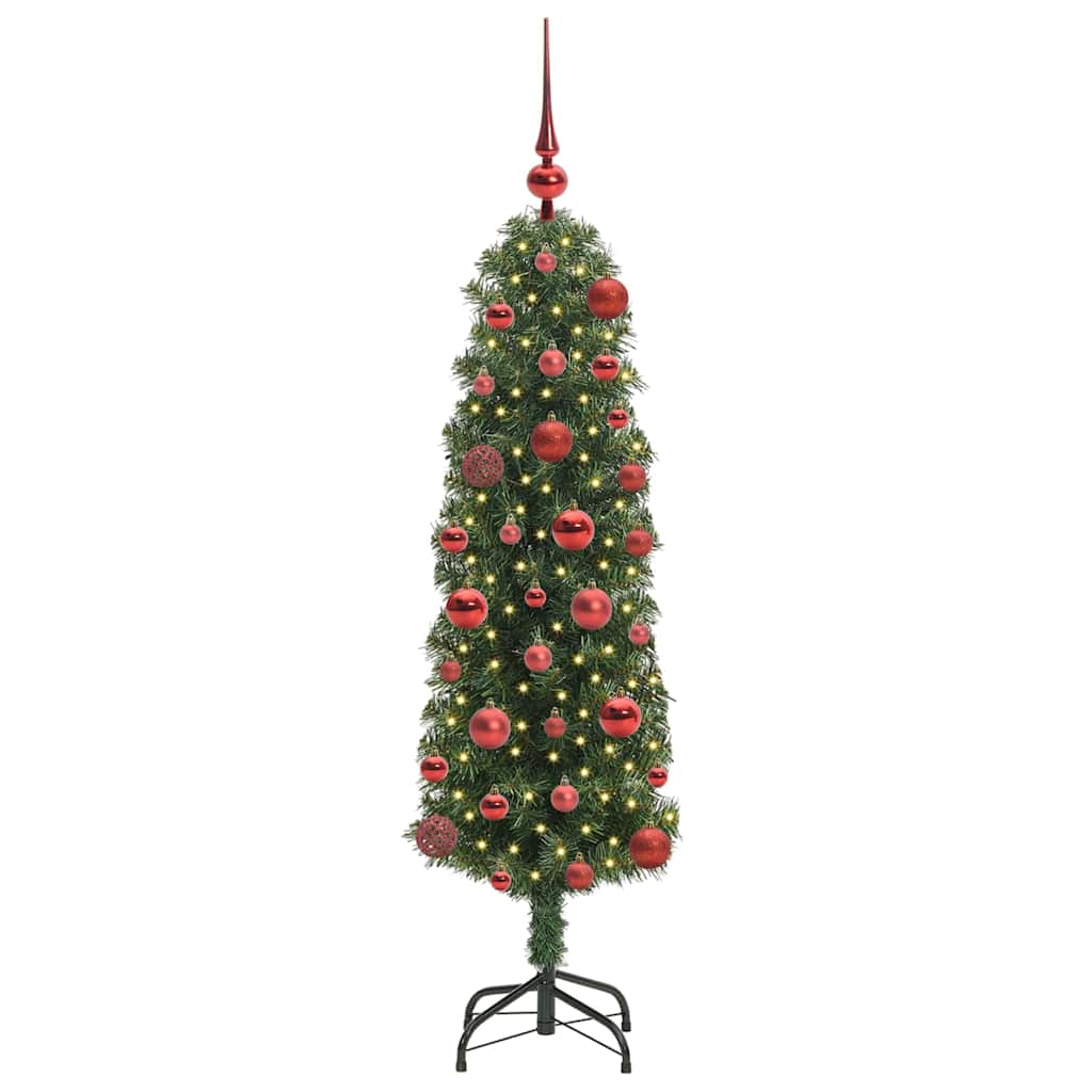 Konstgjord julgran Grön 120 cm PVC och stål och plast