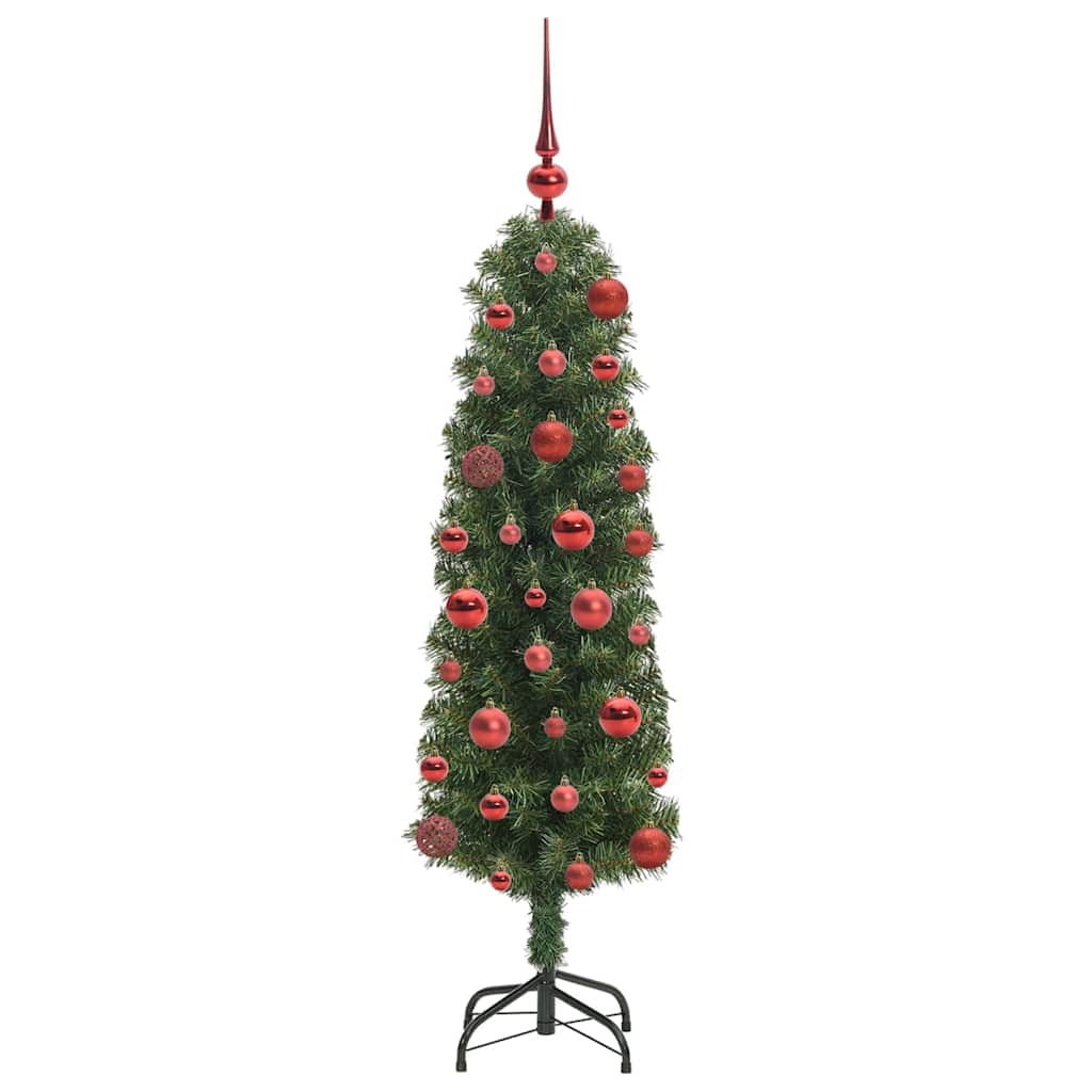 Konstgjord julgran Grön 120 cm PVC och stål och plast