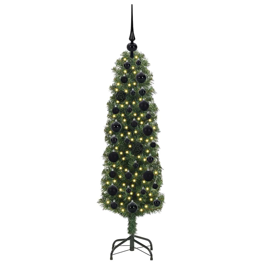 Konstgjord julgran Grön 120 cm PVC och stål och plast