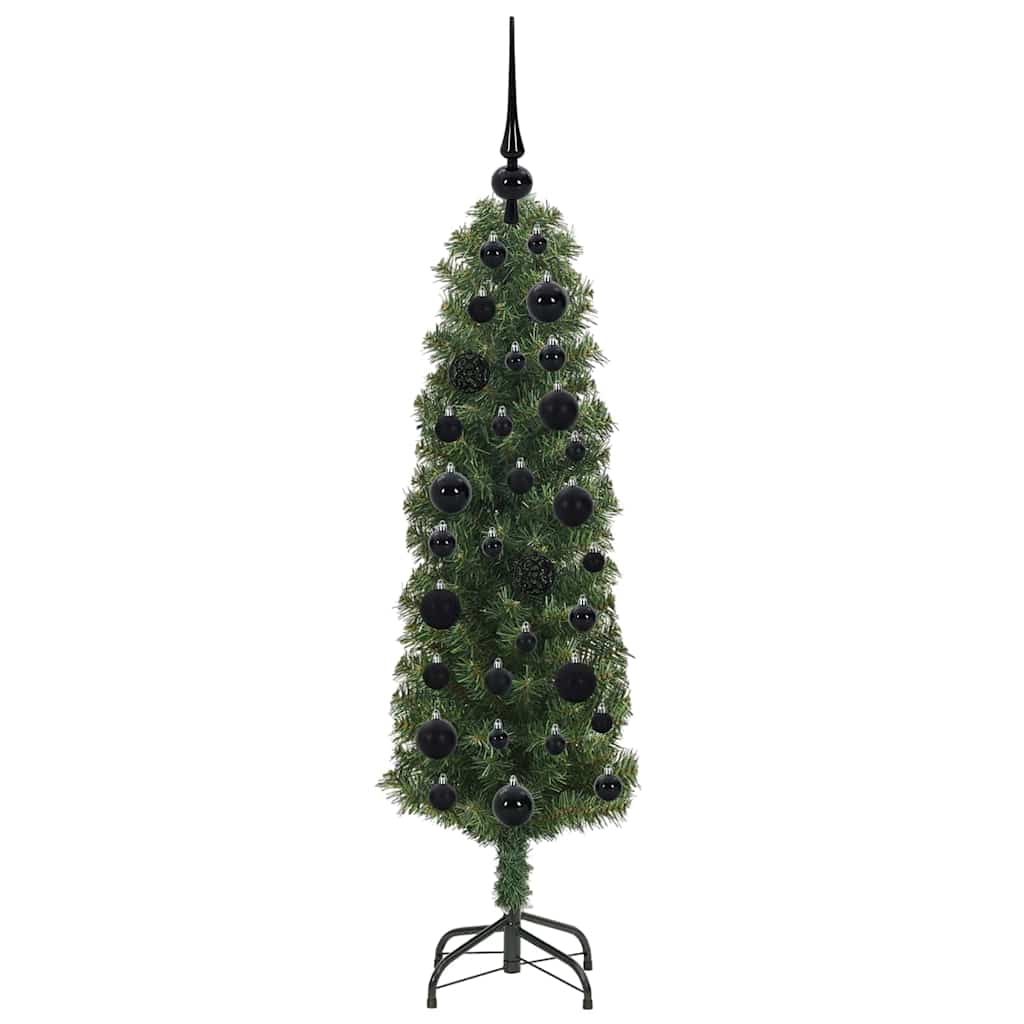Konstgjord julgran Grön 120 cm PVC och stål och plast