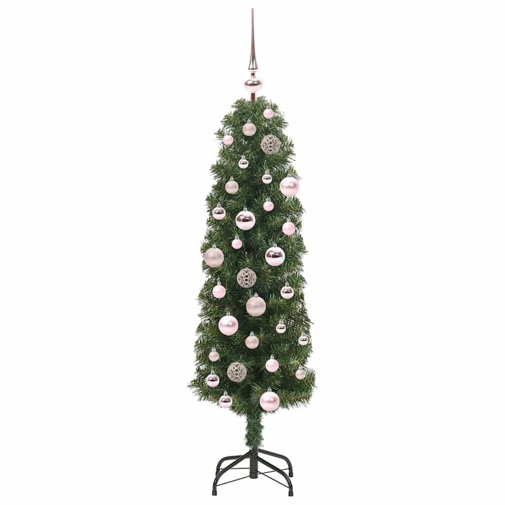 Konstgjord julgran Grön 120 cm PVC och stål och plast