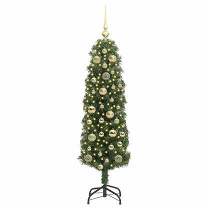 Konstgjord julgran Grön 120 cm PVC och stål och plast