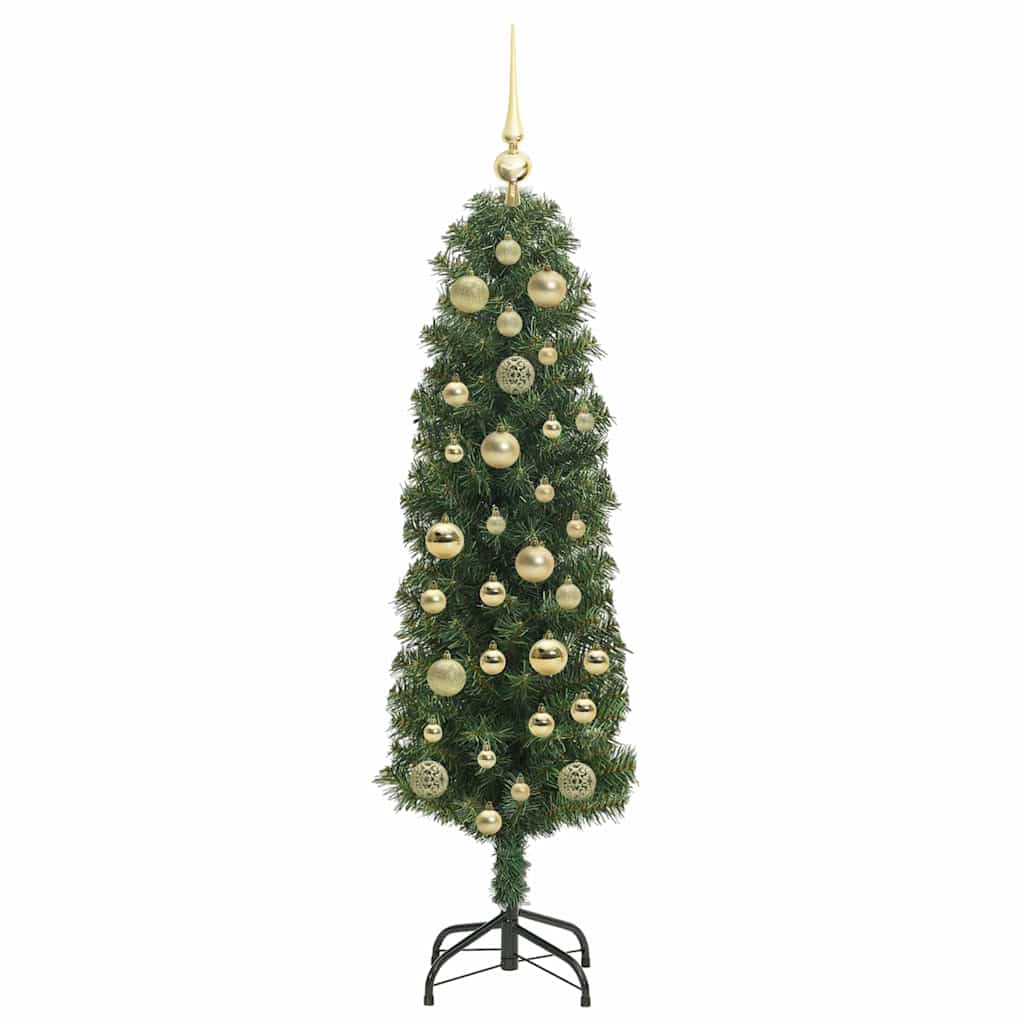 Konstgjord julgran Grön 120 cm PVC och stål och plast