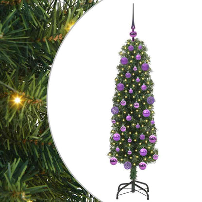 Konstgjord julgran Grön 120 cm PVC och stål och plast