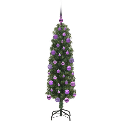 Konstgjord julgran Grön 120 cm PVC och stål och plast