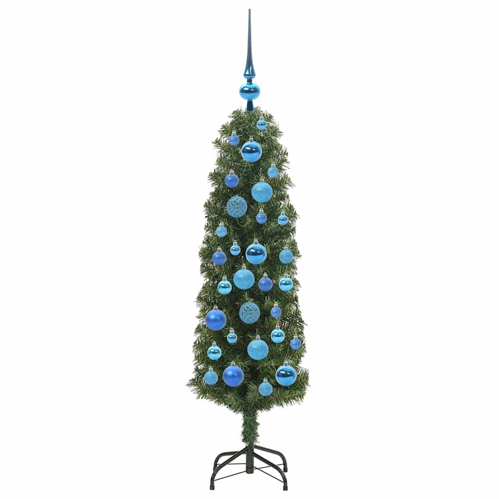 Konstgjord julgran Grön 120 cm PVC och stål och plast