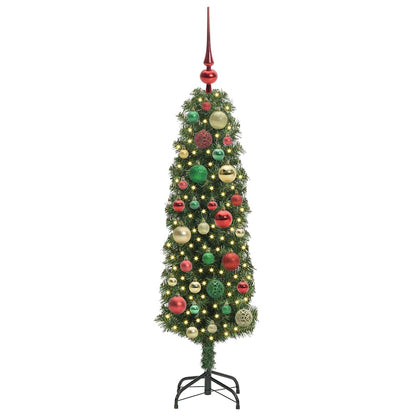 Konstgjord julgran Grön 120 cm PVC och stål och plast