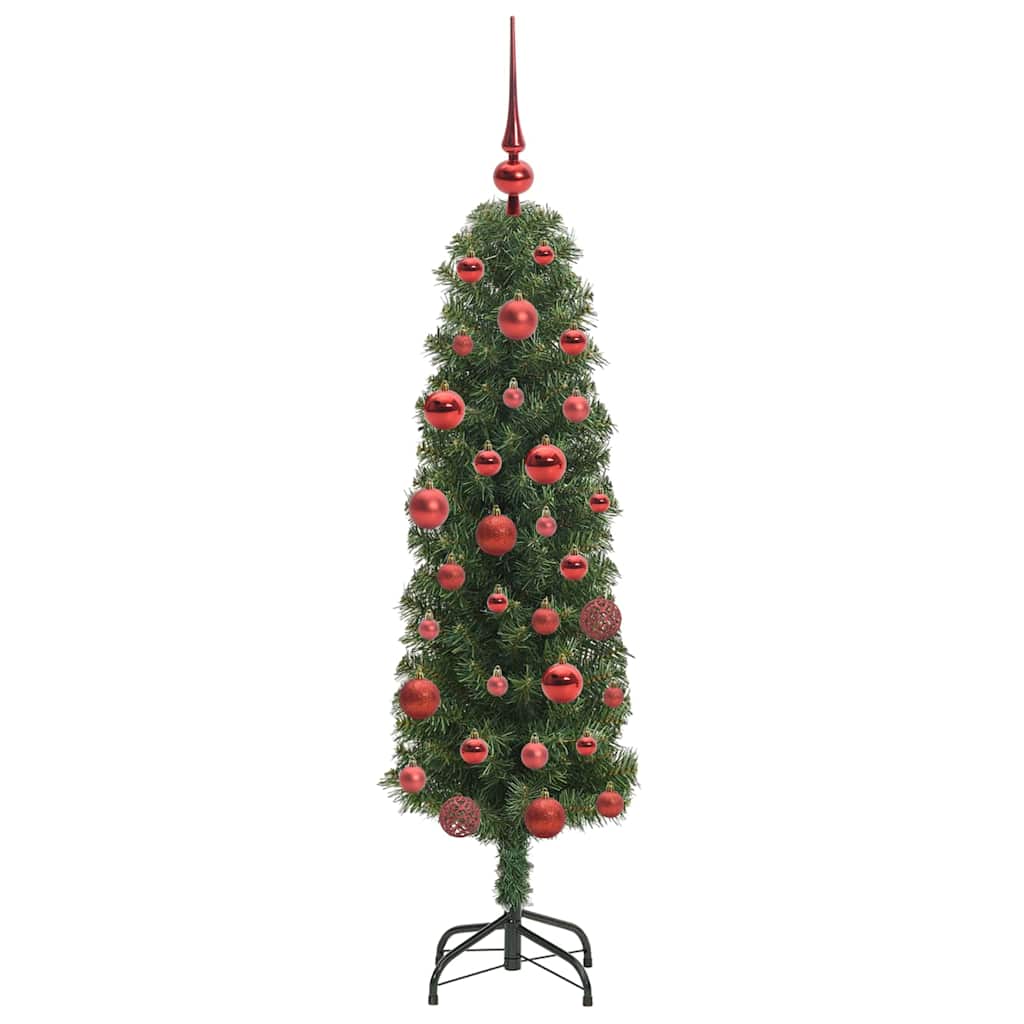 Konstgjord julgran Grön 150 cm PVC och stål och plast
