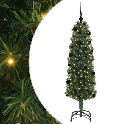 Konstgjord julgran Grön 150 cm PVC och stål och plast