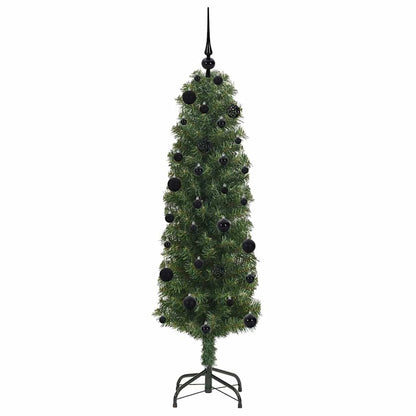 Konstgjord julgran Grön 150 cm PVC och stål och plast