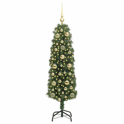 Konstgjord julgran Grön 150 cm PVC och stål och plast