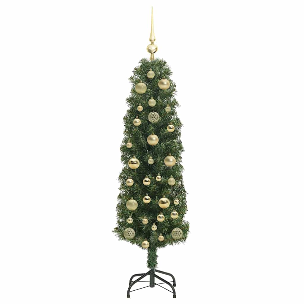 Konstgjord julgran Grön 150 cm PVC och stål och plast