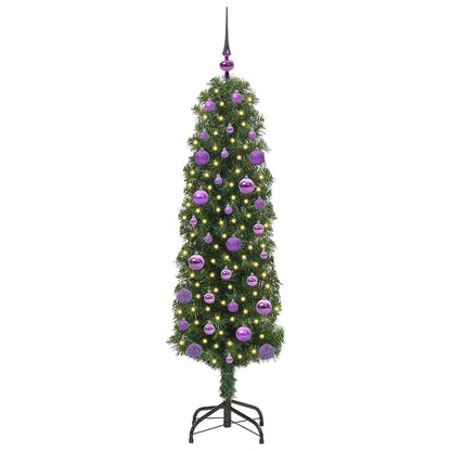 Konstgjord julgran Grön 150 cm PVC och stål och plast