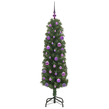 Konstgjord julgran Grön 150 cm PVC och stål och plast