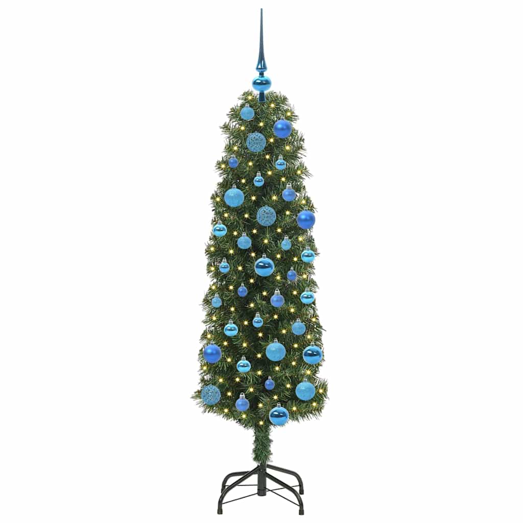 Konstgjord julgran Grön 150 cm PVC och stål och plast