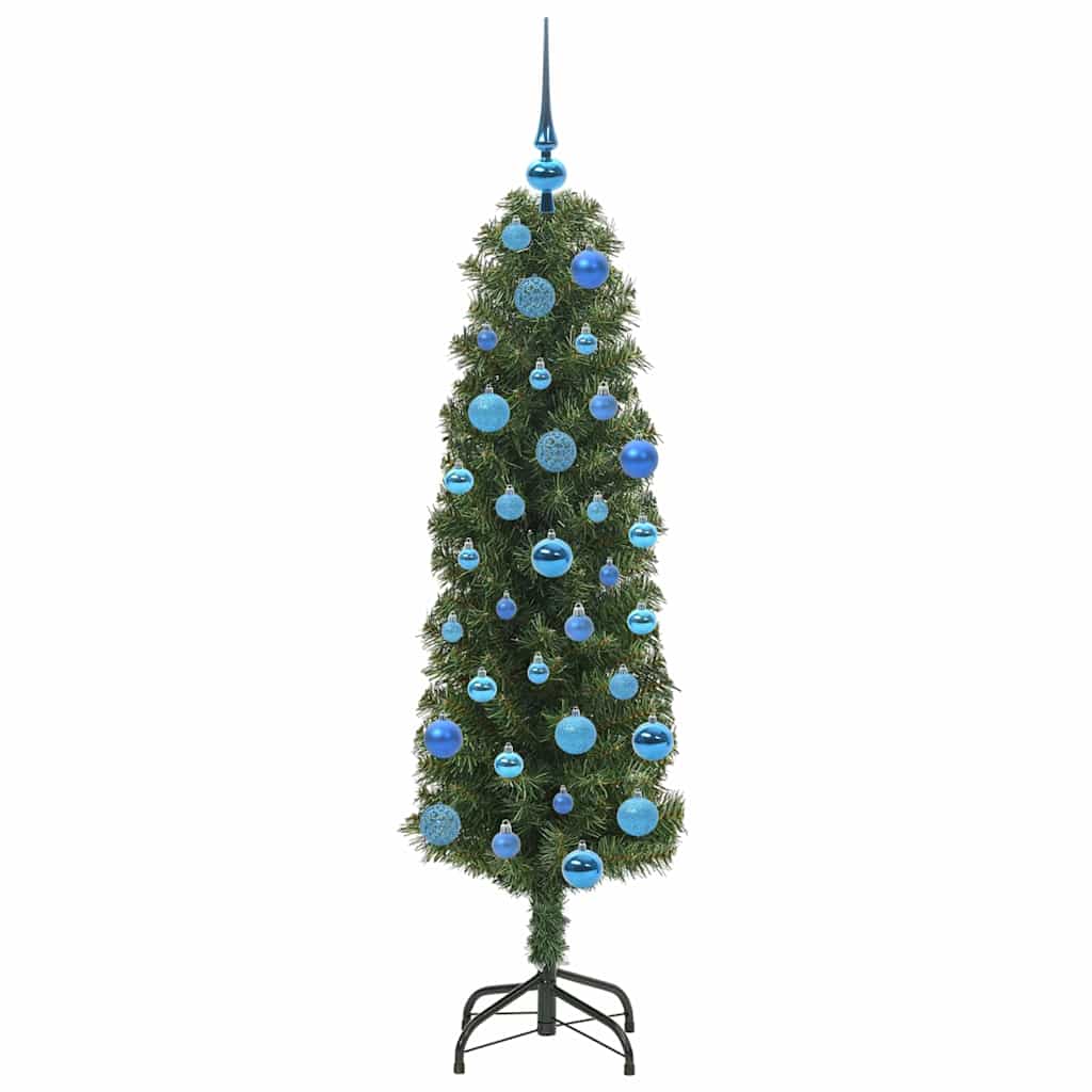 Konstgjord julgran Grön 150 cm PVC och stål och plast