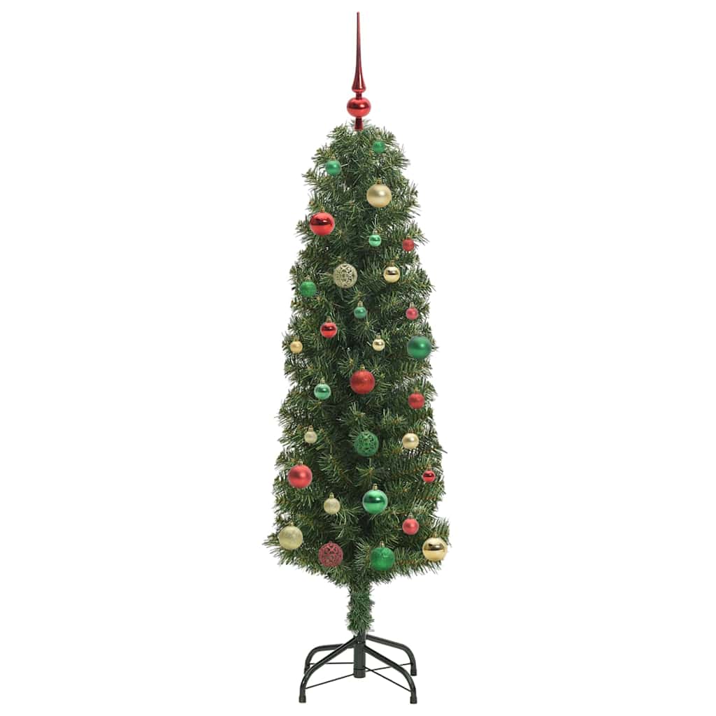 Konstgjord julgran Grön 150 cm PVC och stål och plast