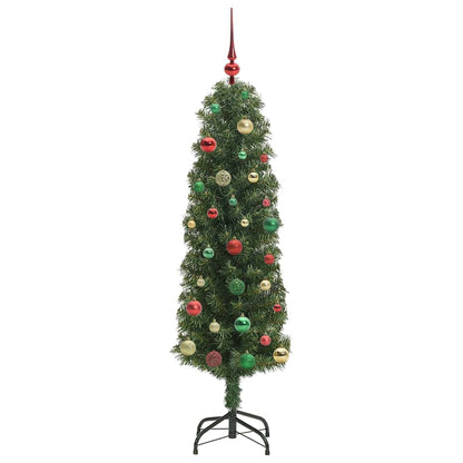 Konstgjord julgran Grön 150 cm PVC och stål och plast