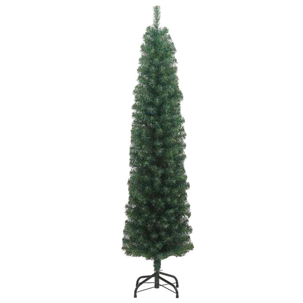 Konstgjord julgran Grön 180 cm PVC och stål och plast