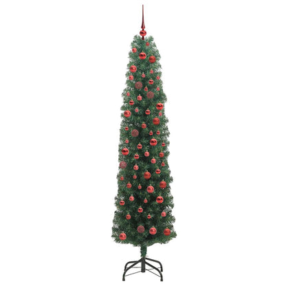 Konstgjord julgran Grön 180 cm PVC och stål och plast