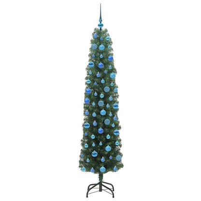 Konstgjord julgran Grön 180 cm PVC och stål och plast