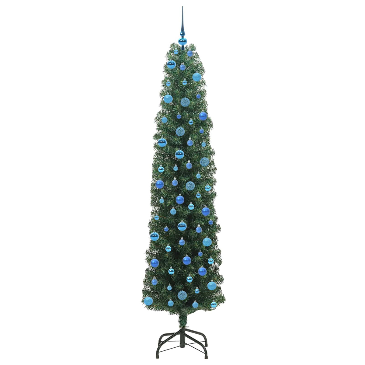 Konstgjord julgran Grön 240 cm PVC och stål och plast