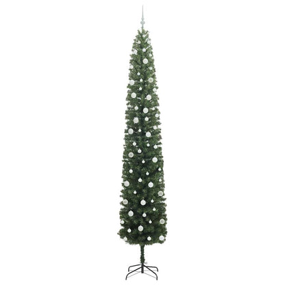 Konstgjord julgran Grön 270 cm PVC och stål och plast