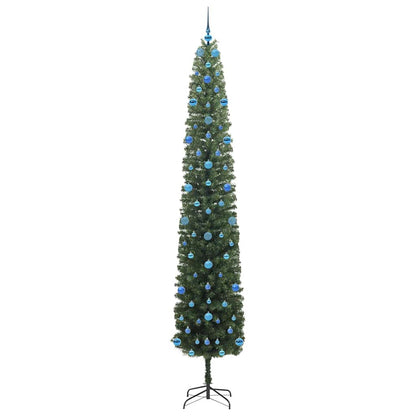 Konstgjord julgran Grön 270 cm PVC och stål och plast