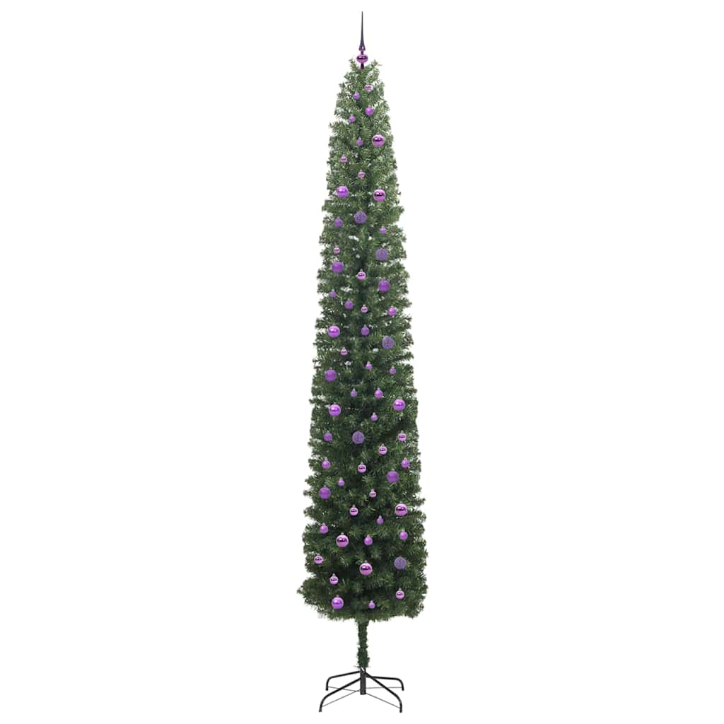 Konstgjord julgran Grön 300 cm PVC och stål och plast