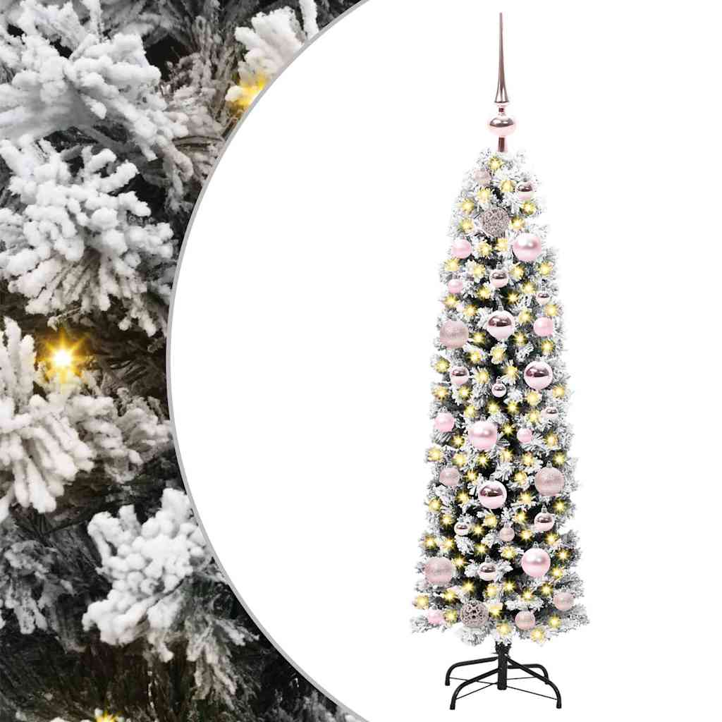 Konstgjord julgran Grön 120 cm PVC och stål och plast