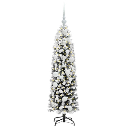 Konstgjord julgran Grön 120 cm PVC och stål och plast