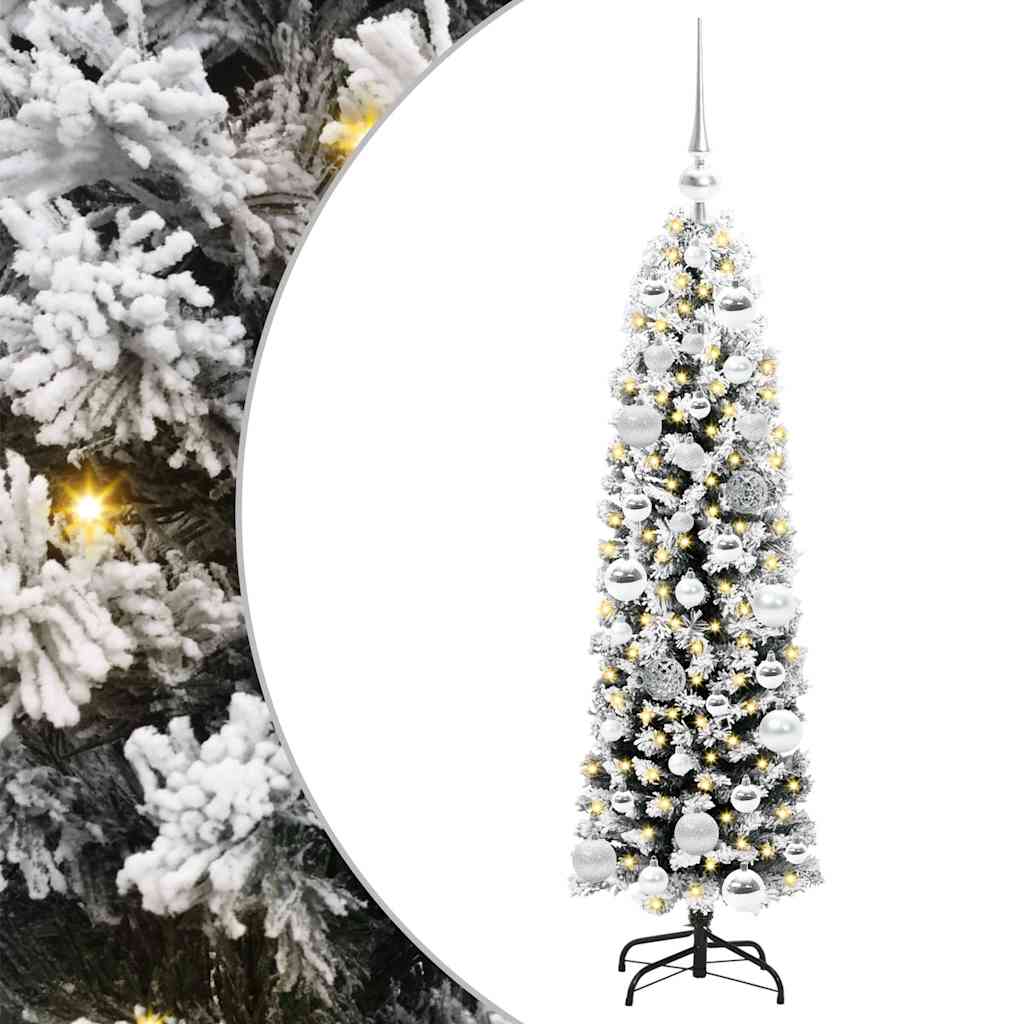 Konstgjord julgran Grön 120 cm PVC och stål och plast