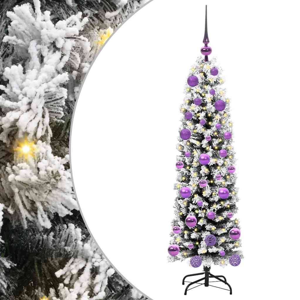 Konstgjord julgran Grön 120 cm PVC och stål och plast