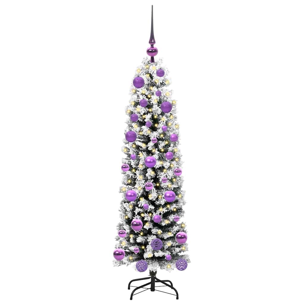 Konstgjord julgran Grön 120 cm PVC och stål och plast