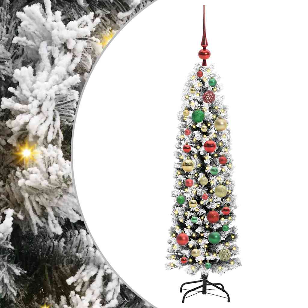 Konstgjord julgran Grön 120 cm PVC och stål och plast
