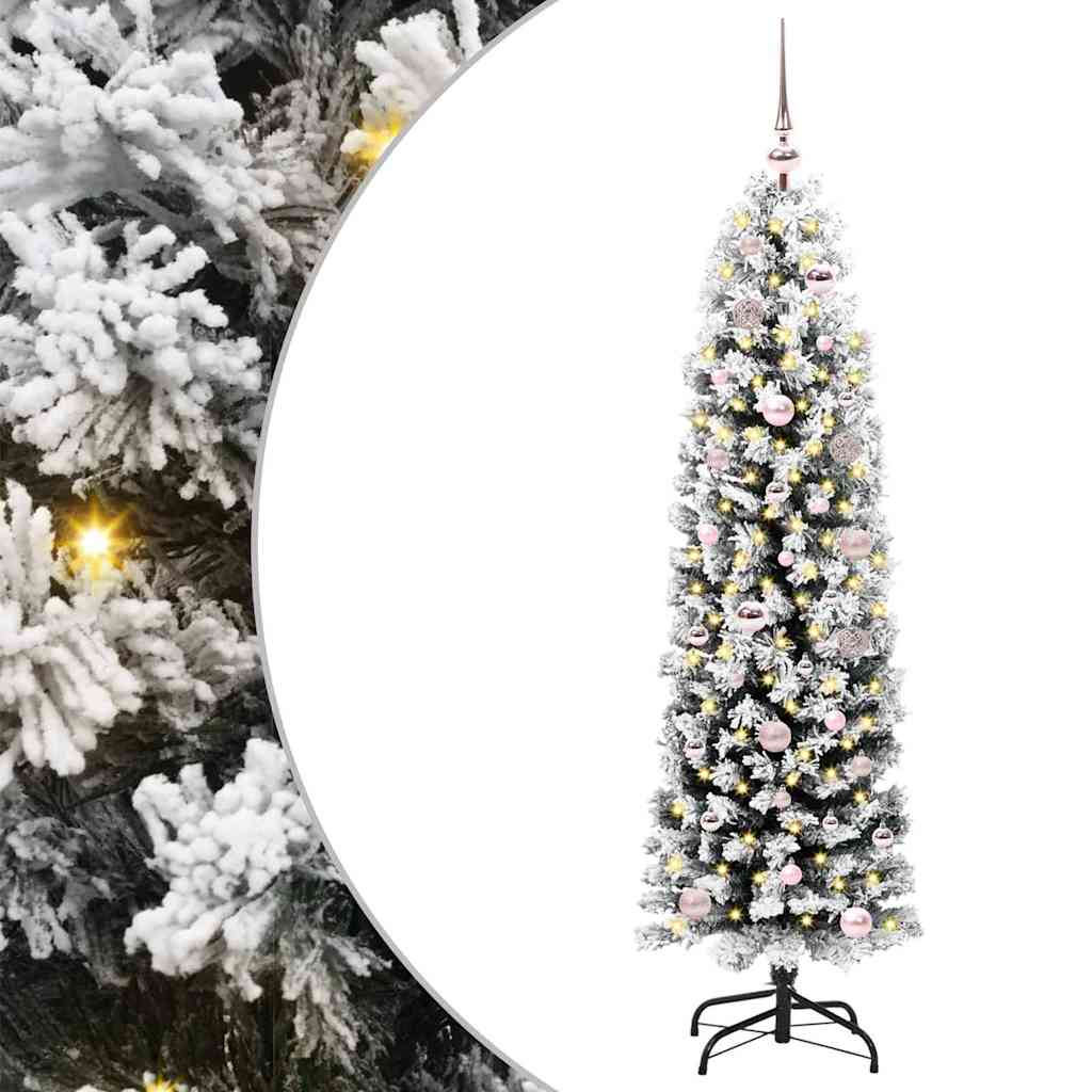 Konstgjord julgran Grön 150 cm PVC och stål och plast