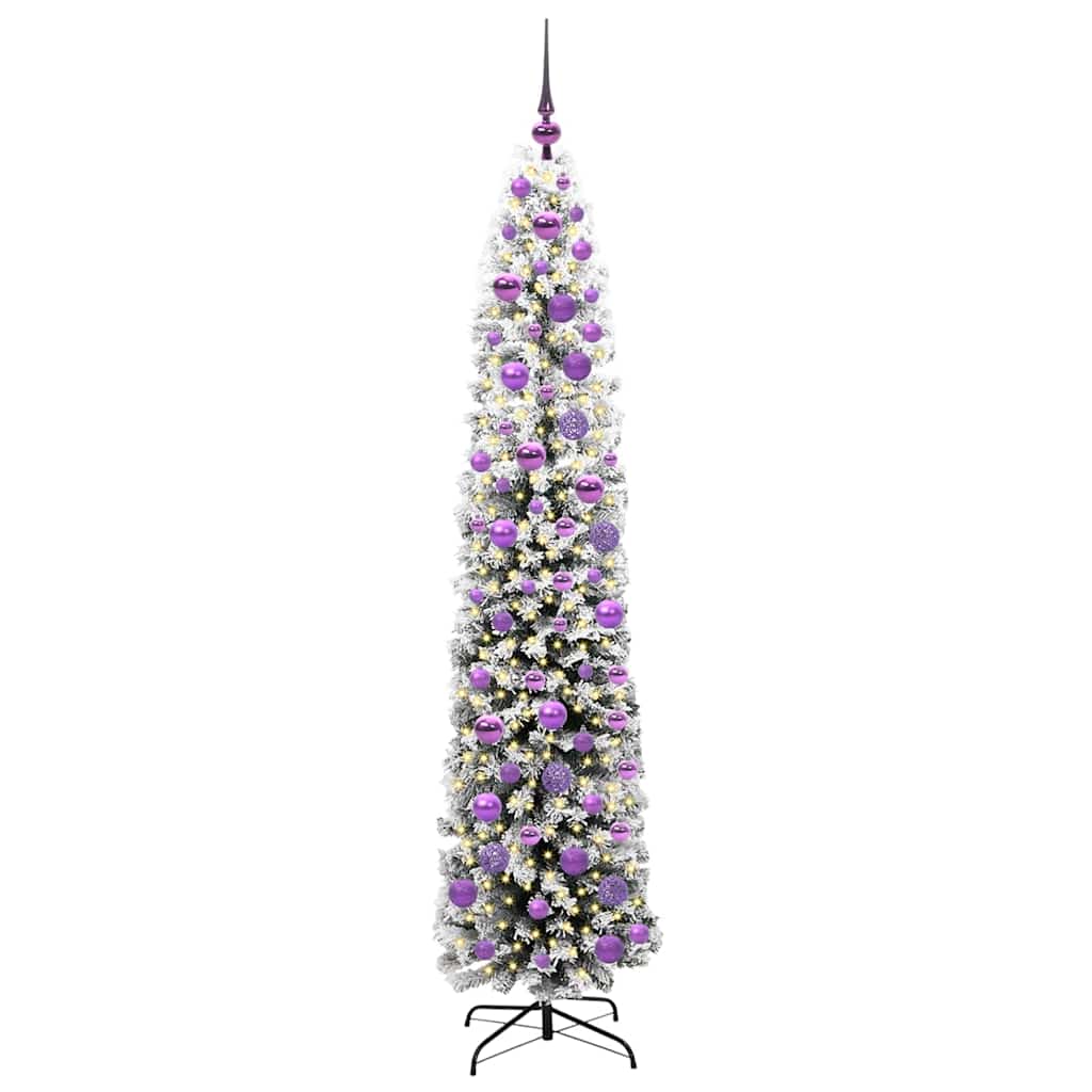 Konstgjord julgran Grön 180 cm PVC och stål och plast