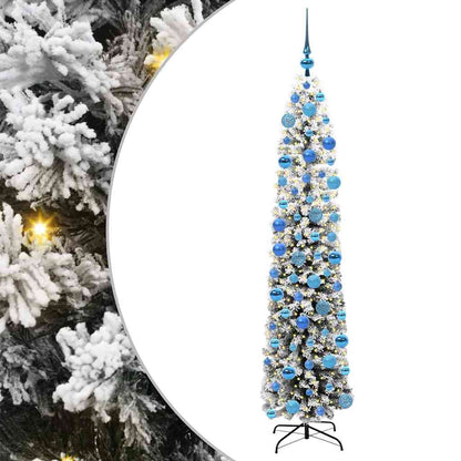 Konstgjord julgran Grön 180 cm PVC och stål och plast