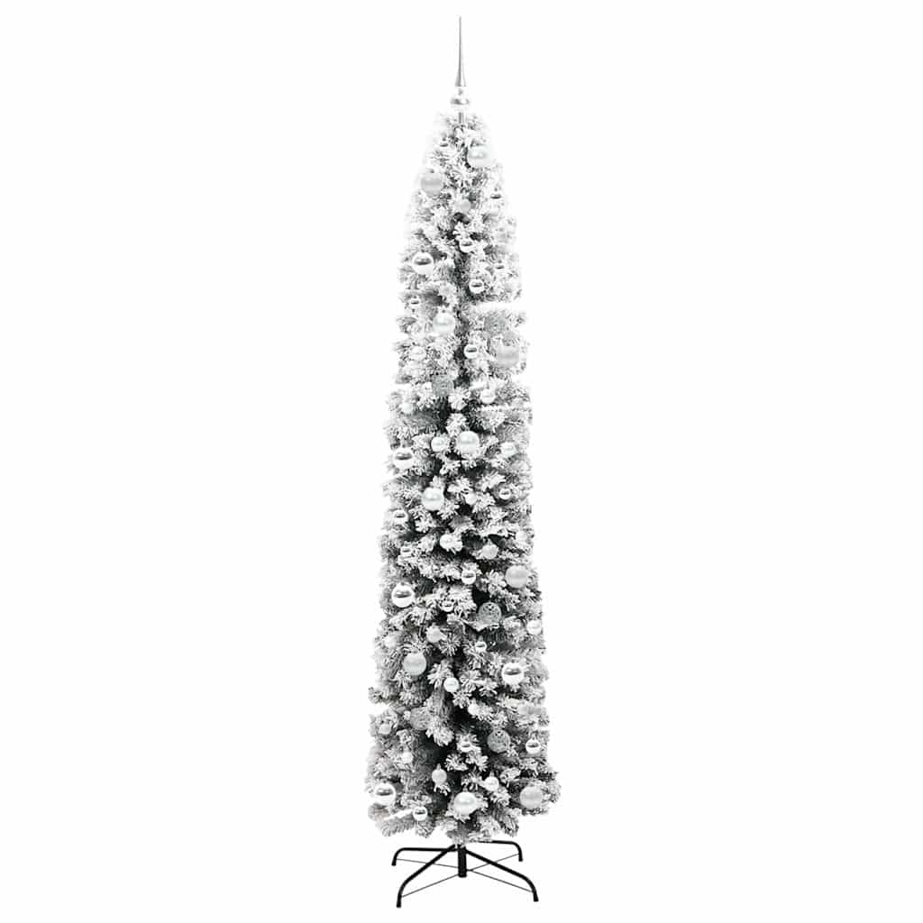 Konstgjord julgran Grön 210 cm PVC och stål och plast