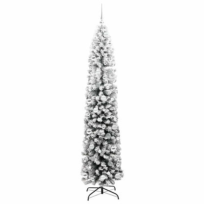 Konstgjord julgran Grön 210 cm PVC och stål och plast