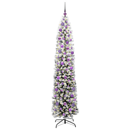 Konstgjord julgran Grön 210 cm PVC och stål och plast