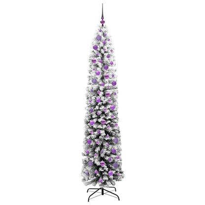 Konstgjord julgran Grön 210 cm PVC och stål och plast