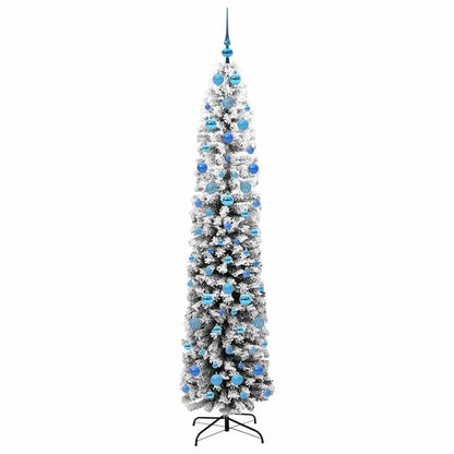 Konstgjord julgran Grön 210 cm PVC och stål och plast