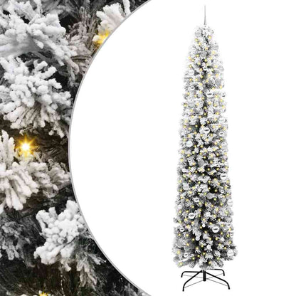Konstgjord julgran Grön 240 cm PVC och stål och plast