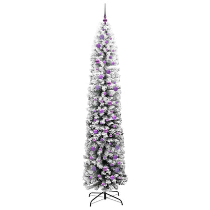 Konstgjord julgran Grön 240 cm PVC och stål och plast