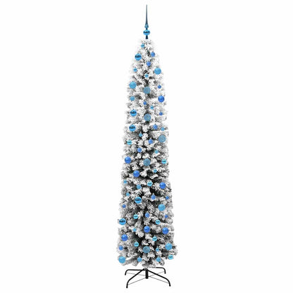 Konstgjord julgran Grön 240 cm PVC och stål och plast