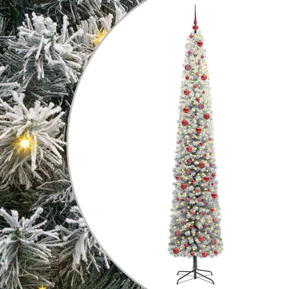 Konstgjord julgran Grön 270 cm PVC och stål och plast