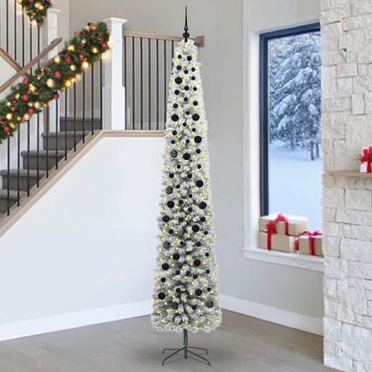 Konstgjord julgran Grön 270 cm PVC och stål och plast